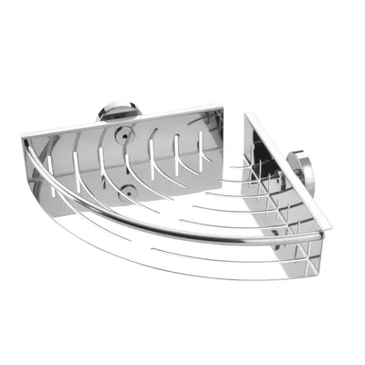 Produktbild von Tiger Boston Eck-Duschkorb groß Edelstahl poliert, 304730346