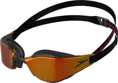 Zdjęcie produktu dla Speedo Fastskin Hyper Elite Mirror - Okulary pływackie, kolor: czarny/złoty