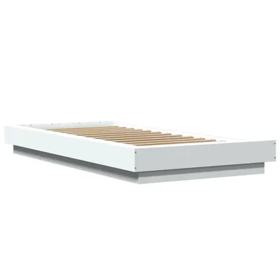 Produktbild von Bettgestell Weiß 75x190 cm Holzwerkstoff