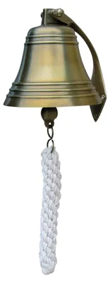 Image de Décoration murale en laiton, style maritime, diamètre 13 cm