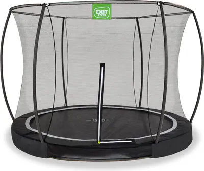 Zdjęcie produktu dla EXIT Black Edition Trampolina ø244cm, Trampolina Wkopywana, Okrągła, Czarny