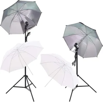 Produktbild von "WINTER SALE" Fotostudio-Set Softbox-Lampen, Schirm, Hintergrund, Reflektor - Lampenstative NEU8415201