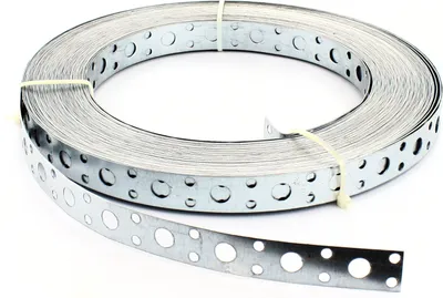 Produktbild von Lochband Montageband 25 m verzinkt Montagelochband Montage-Lochband Rolle 19 mm