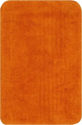 Image de vidaXL Ensemble de tapis de bain 2 pièces tissu orange