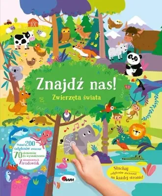 Immagine prodotto di Gli animali del mondo. 200 suoni. Trovaci! - Natalia Kawałko-Dzikowska