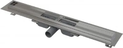 Immagine prodotto di AlcaDrain Duschrinne APZ101 Duschrinne low Abfluss Waagerecht 650 mm