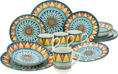 Produktbild von CreaTable, 17836, Soleil Bunt, Kombiservice 16-tlg, Steingut