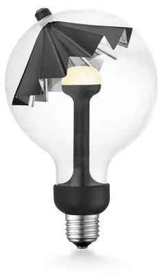 Produktbild von Home Sweet Home dimmbare LED Lampe Umbrella schwarz-silber E27 5W 400Lm