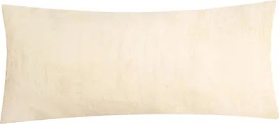 Produktbild von 1 x Fleece Winter Kissenbezug in 40x80cm - Ecru - weich flauschig und warm, Kissenhülle, kuschelig (1-Stück-40x80cm-Ecru)