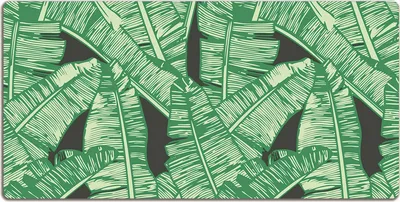 Produktbild von Schreibtischmatte Tischunterlage 90x45 cm Mauspad - Exotische Palmen