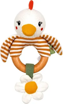 Produktbild von Holz-Ringrassel Huhn - Little Wonder