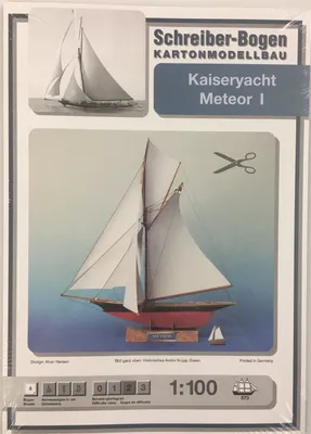 Produktbild von Schreiber-Bogen Kartonmodellbau Kaiseryacht Meteor I