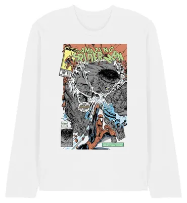 Produktbild von Spider-Man - "Strongest There Is" T-Shirt für Herren/Damen Uni, Langärmlig TV34586 (XL) (Weiß)