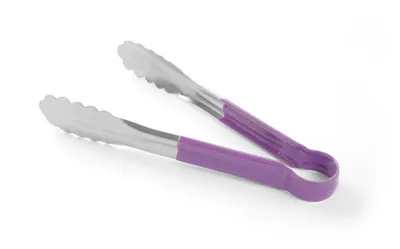 Zdjęcie produktu dla HENDI Servierzange HACCP 250 mm, fioletowy, (L)250mm
