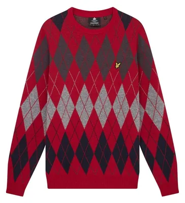 Produktbild von Lyle & Scott - Pullover für Herren, Rundhalsausschnitt, Jerseyware GT16897 (S) (Rot)