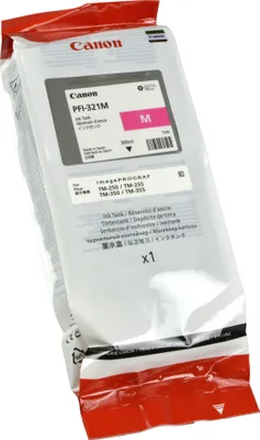 Produktbild von Canon PFI-321 M, Standardertrag, Magenta, Tinte auf Pigmentbasis, 300 ml, 1 Stück(e), Einzelpackung