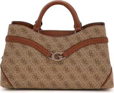 Produktbild von GUESS HWSG7993060 DEA GIRLFRIEND SATCHEL Woman Schultertasche latte logo