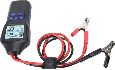Image de Testeur de batterie de voiture 12V 24V LCD Display Voltage Current Detection Automotive Alternator Tester for Motorcycle Truck Boat RV Marine