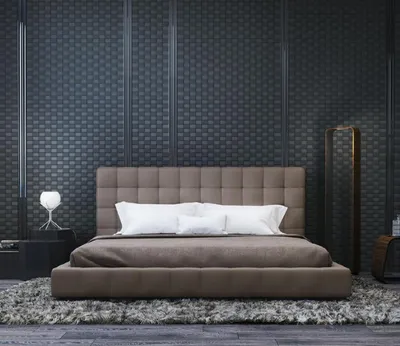 Produktbild von Modernes Gestell Luxus Schlaf Zimmer Bett Hotel Design Leder Doppel
