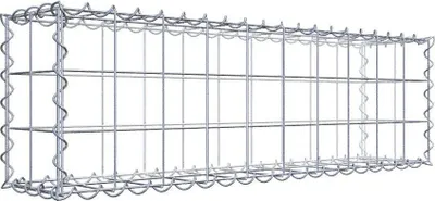 Produktbild von Gabione 100 cm x 30 cm x 20 cm (L x H x T), Maschenweite 10 cm x 10 cm, Spirale
