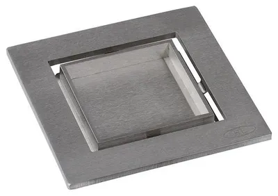 Immagine prodotto di HL Hutterer & Lechner, griglia di scarico HL0540I, acciaio inossidabile V4A, per doccia, 138x138 mm, classe di carico K3, 1 pezzo.