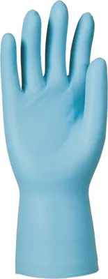 Obrázek produktu pro Jednorázové rukavice KCL Dermatril P 743 velikost 8 modrý nitril EN 374, EN 455 kategorie III