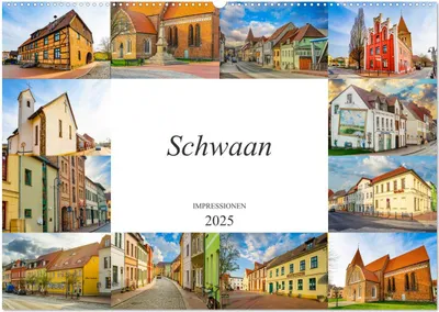 Produktbild von Schwaan Impressionen (Wandkalender 2025 DIN A2 quer), CALVENDO Monatskalender