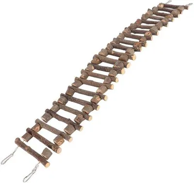 Obrázek produktu pro Vogelladder, dřevěná lezecká žebřík – odolná – vhodná pro…