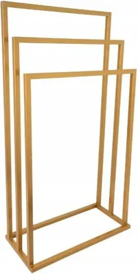 Produktbild von Moderner Handtuchhalter 3-armig Metall Loft Gold 008/W-16-3W-84Z