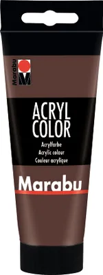 Produktbild von Marabu Acryl Color 040 100 ml, 100 ml, Braun, Matte
