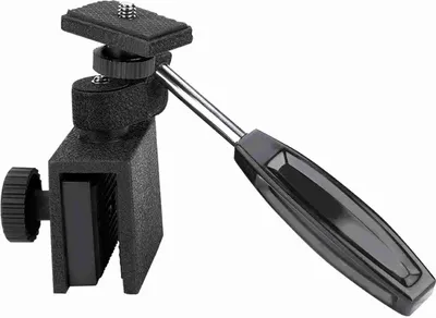Produktbild von Držák na okno automobilu - Robustní 1/4" závit s rukojetí - Pro fotoaparáty, dalekohledy a přístroje pro noční vidění