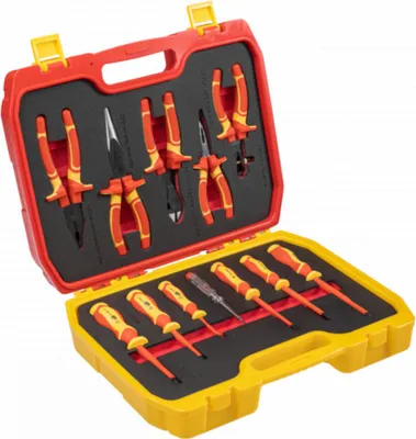 Produktbild von Hogert Technik Werkzeug-Set Werkzeugsatz HT1E100