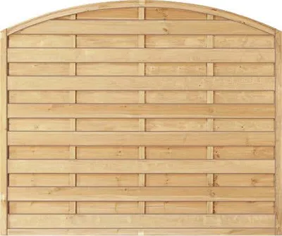 Produktbild von T&J MAXI BOGEN Lamellenzaun 180 x 150/130 cm