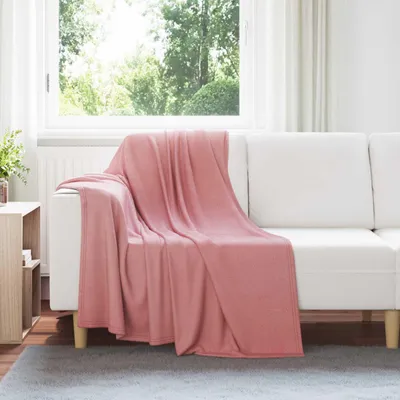 Produktbild von "Schlussverkauf" Wohndecken 24 Stück - Einfache Pflege - Rosa 170x130 cm Fleece  C8668