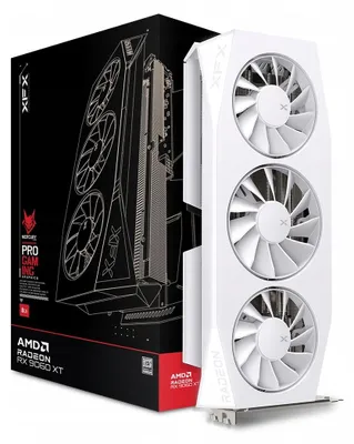 Zdjęcie produktu dla Karta graficzna AMD Radeon RX 9060 XT:
* Przetwornik graficzny: AMD Radeon RX 9060 XT
* Pamięć: 16 GB GDDR6
* Szyna pamięci: 128-bitowa
* Obsługa: PCI Express 5.0
* System chłodzenia: Trzy wentylatory
* Obudowa: Metalowa, stylowa
* Kolor: Biały
* Podkręcona