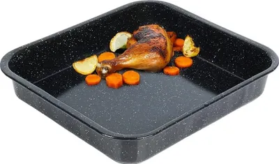 Obrázek produktu pro Pečicí forma, smaltovaná ocel, vhodná do myčky, černá