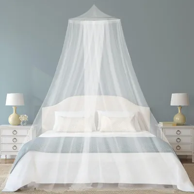 Image de Moustiquaire de grande taille pour lit double, avec matériel de montage inclus