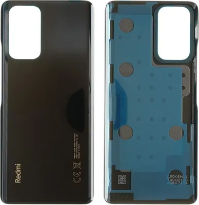 Produktbild von Rückseite für Xiaomi Redmi Note 10 Pro (M2101K6G, M2101K6R), Schwarz