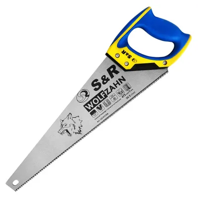 Productafbeelding van Houtzaag 475 mm met 8 tanden/inch en ergonomische handgreep