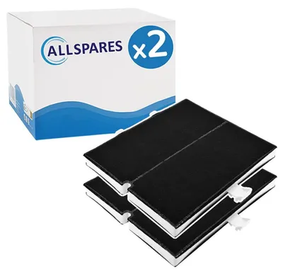 Produktbild von AllSpares Aktivkohlefilter für Dunstabzugshauben geeignet für Bosch DHZ5205, 00361047, 361047 | Siemens LZ52050 | Neff Z5123X5 | 259 x 229 x 22 mm