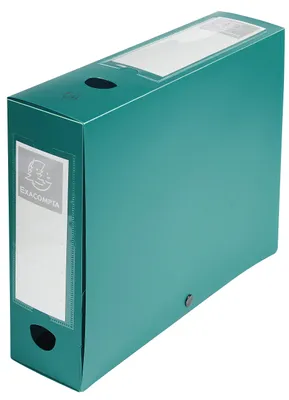 Obrázok produktu pre Zberný box A4 80 mm PP zelený balenie 10 ks