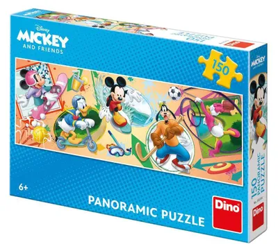 Produktbild von Panoramapuzzle Mickey 150 Teile