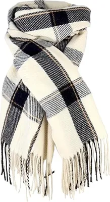 Produktbild von Damen-Winterschal, Pashmina-Schal, Stola, Oversize-Schal, Decke, Tartan-Winterschal für Damen, Kaschmir-Feeling