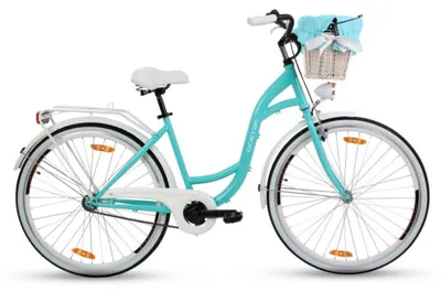 Obrázok produktu pre Mestský bicykel Goetze Style 28" – 1 rýchlosť, oceľový rám 18", LED osvetlenie, košík