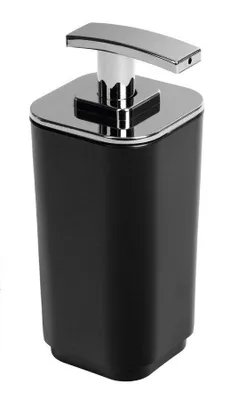Image de SEVENTY Distributeur de savon sur pied, noir (638214)