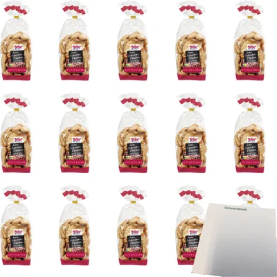 Produktbild von Hofgut Schweinsöhrchen VPE (15x200g Beutel) + usy Block