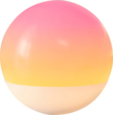 Obrázek produktu pro Bílá a růžová stolní LED lampa Candy s akumulátorem, 2 W, měnící se barvy, 170 lm, plast, rozměry: 12 x 12 x 12 cm, IP20, Polux