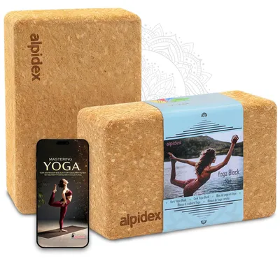 Produktbild von ALPIDEX Yogablock 2er | 4er Set inkl.