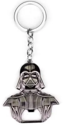 Darth Vader Flesopener mit Schlüsselanhänger, Metall, 1 Stück