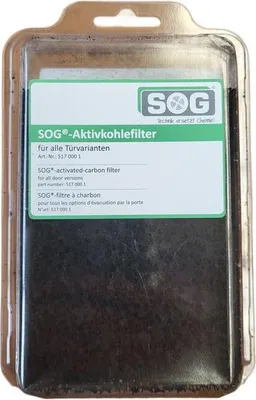Product packaging for an activated carbon filter.